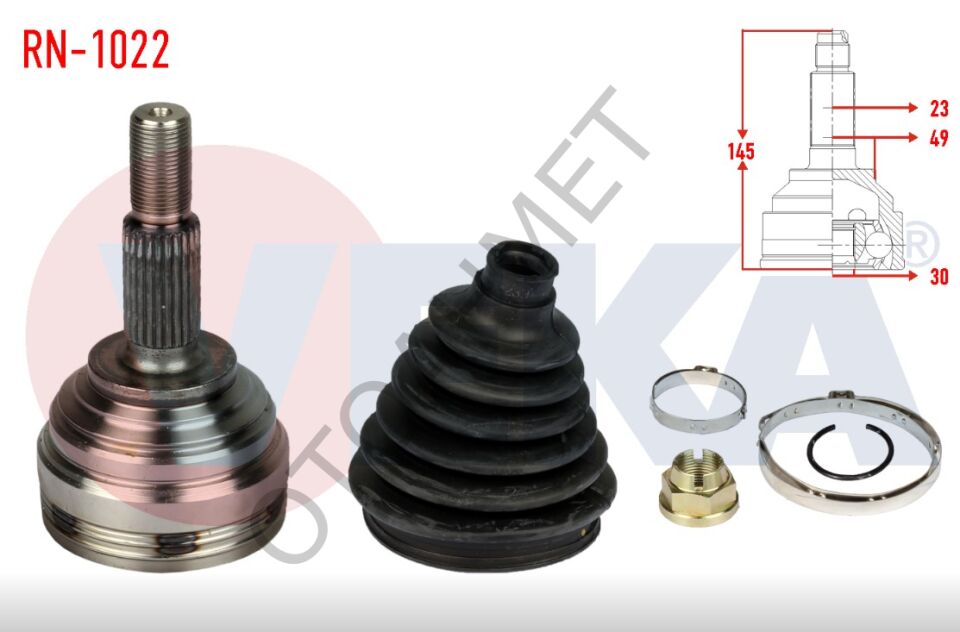 Renault Megane 2 Clio 3 Dacia Logan Aks Kafası Dış