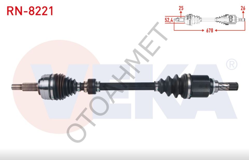 Sol Aks Renault Captur 391016363R