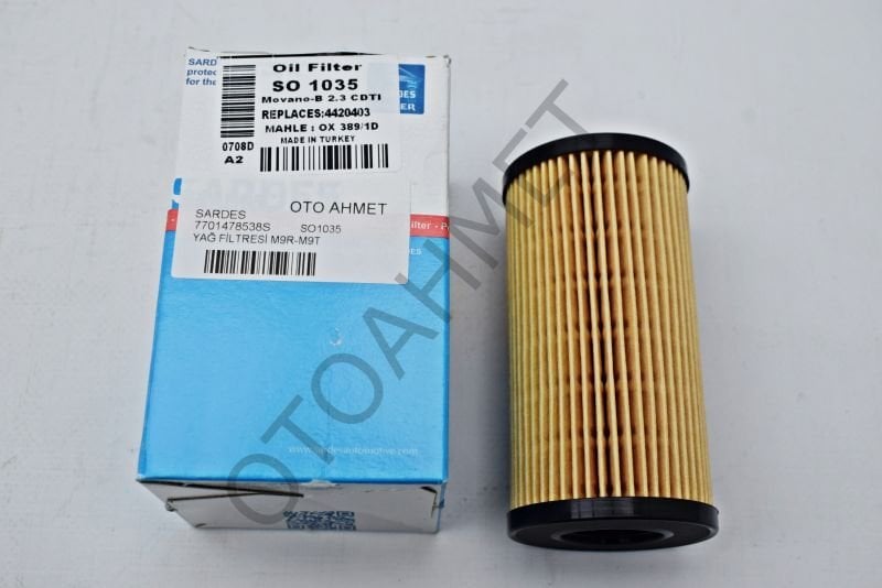 Renault Master-Trafic Yağ Filtresi