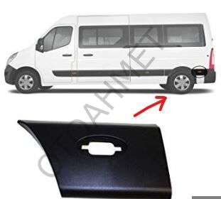 Renault Master 3 Arka Kapı Çıtası (Bandı) Sinyalli