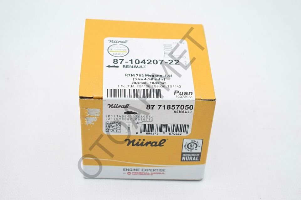 PİSTON+SEKMAN K7M R19-MGN 1.2