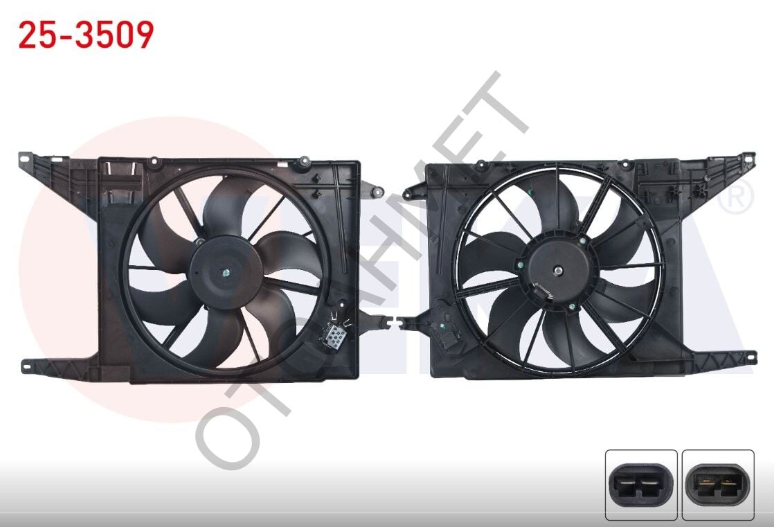 Fan Motoru (Davlumbazlı) Dacia Logan Sandero