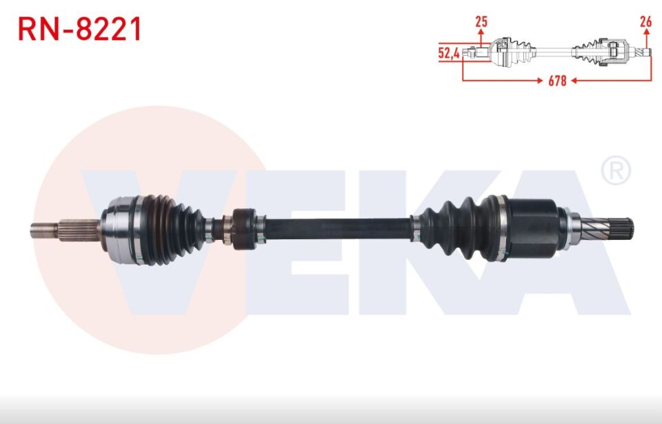 Sol Aks Renault Captur 391016363R