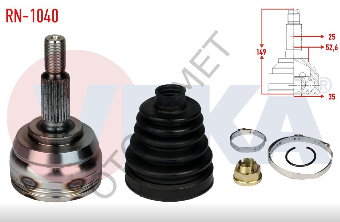 Dacia Duster Aks Kafası Dış 4x2