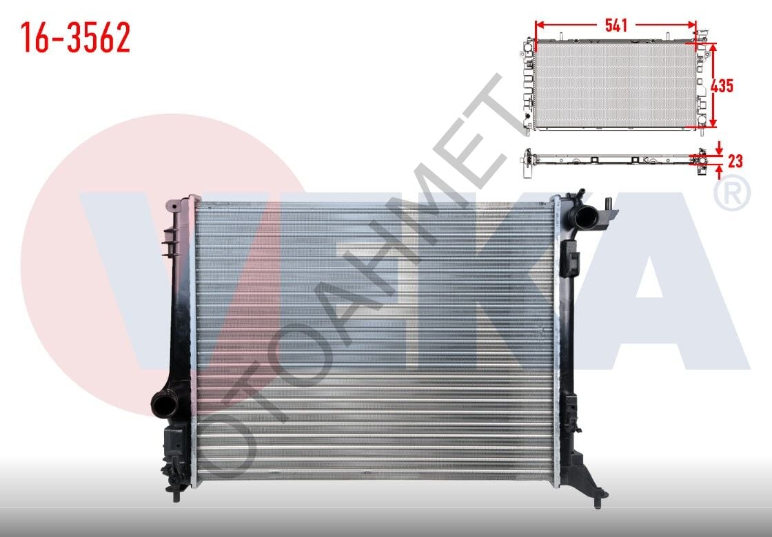 Renault Megane 4 Motor Su Radyatörü