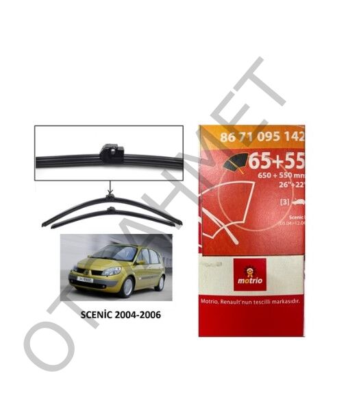 Renault Scenic 2 Silecek (Silgi) Takım