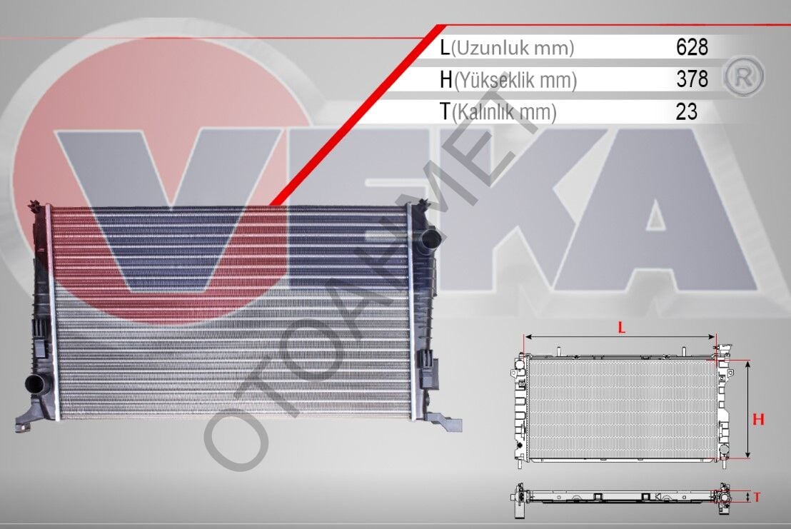 Dacia Duster Motor Su Radyatörü