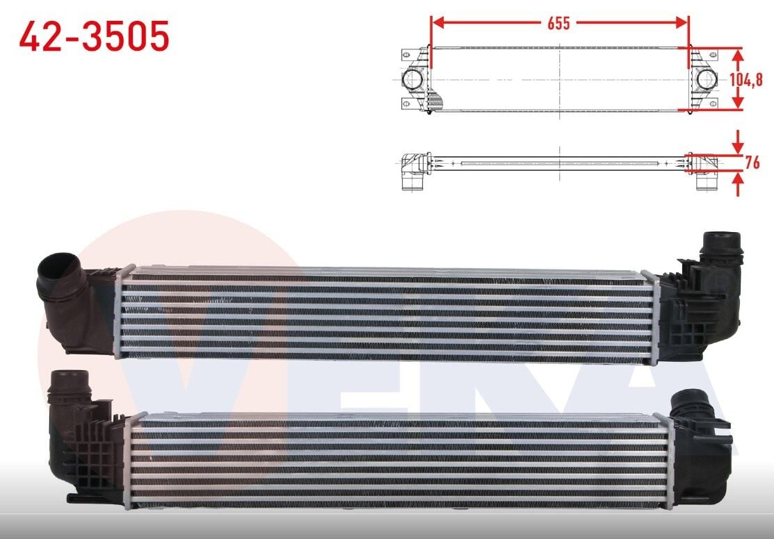 Duster Turbo Radyatörü 8200880552