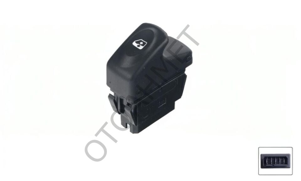 Cam Açma Kapama Düğmesi Renault Kangoo 5 Fiş-7700838100