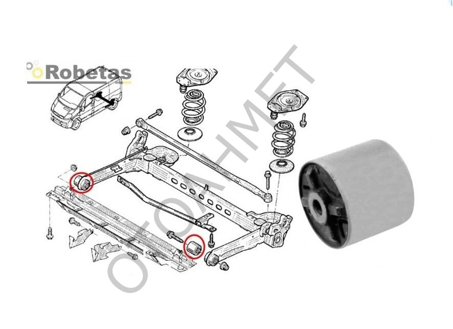Renault Trafic Arka Torsiyon Burcu 8200431675