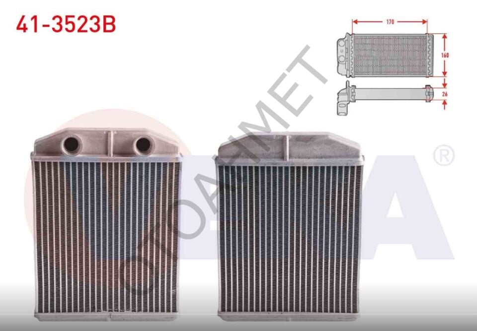 Kalorifer Radyatörü Renault Clio 4 Brazing