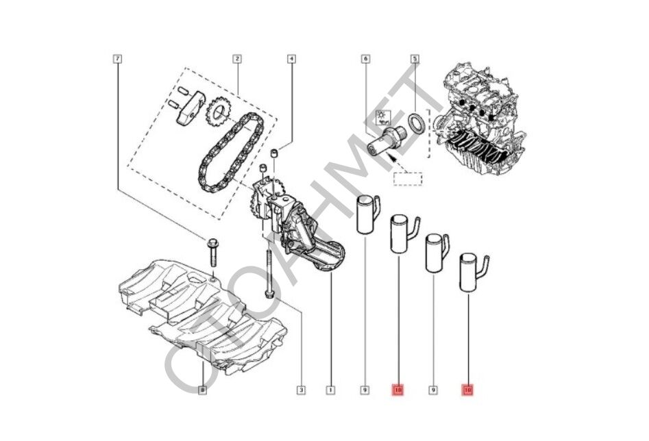 Motor Yağlama Memesi Master 3-8200789920