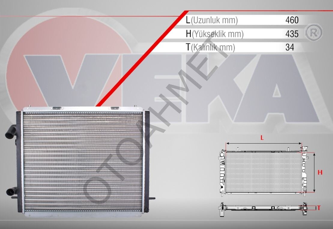 Su Radyatörü Renault Express