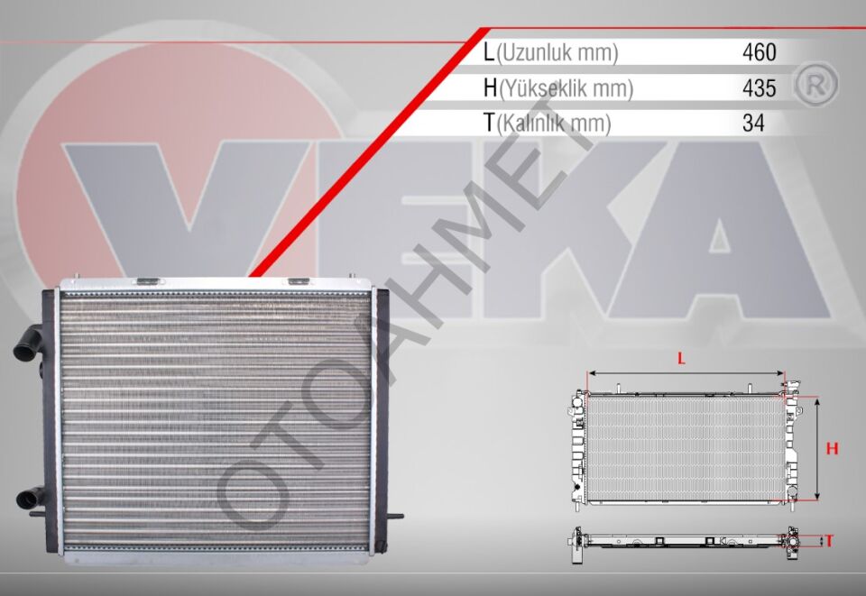 Su Radyatörü Renault Express