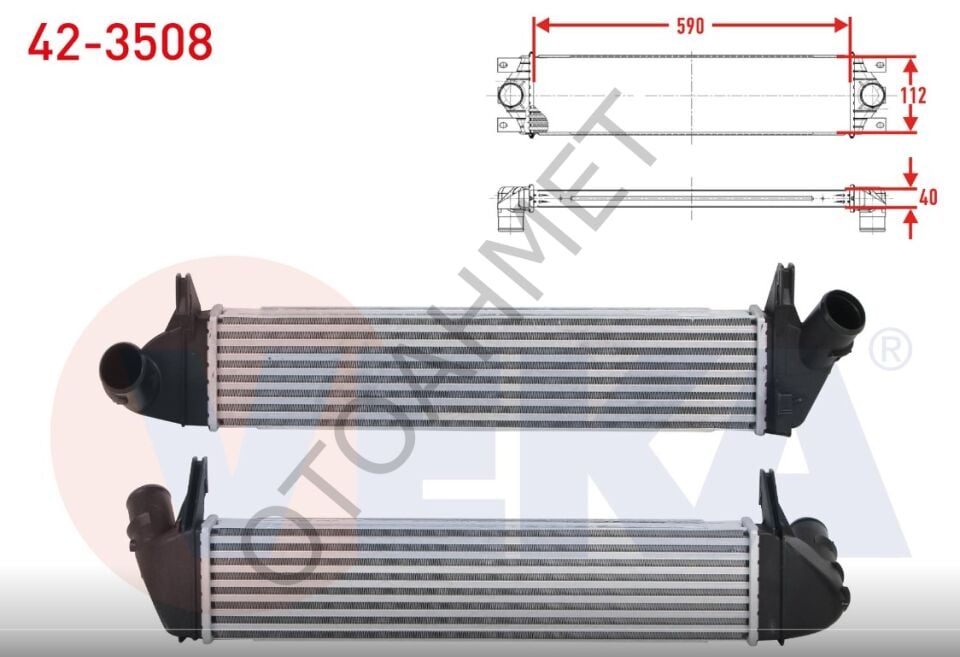 Turbo Radyatörü Dacia Logan Duster Sandero