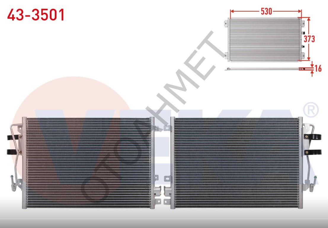 Renault Clio Kangoo Klima Radyatörü