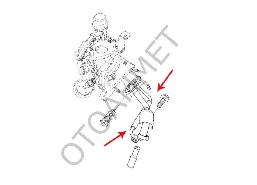 Turbo Yağ Borusu Master 8200796159