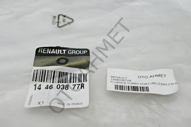 Fluence Turbo Hortumu Eşanjör Hortumu-144603877R