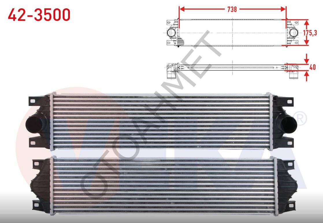 Renault Master 2 Turbo Radyatörü