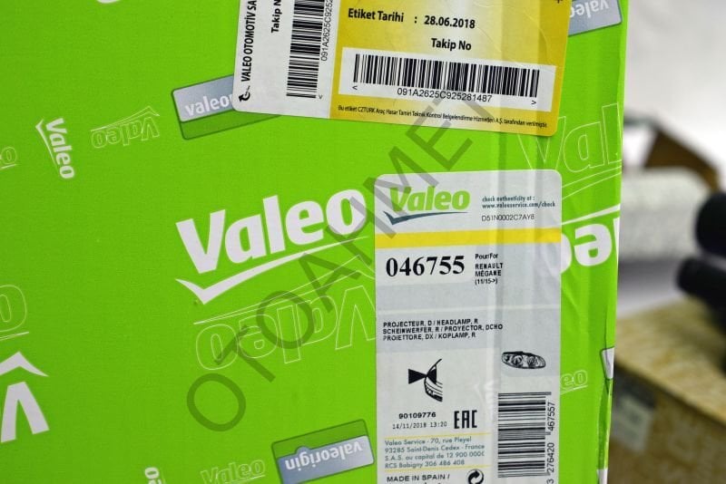 Renault Megane 4 Sağ Far Full Led