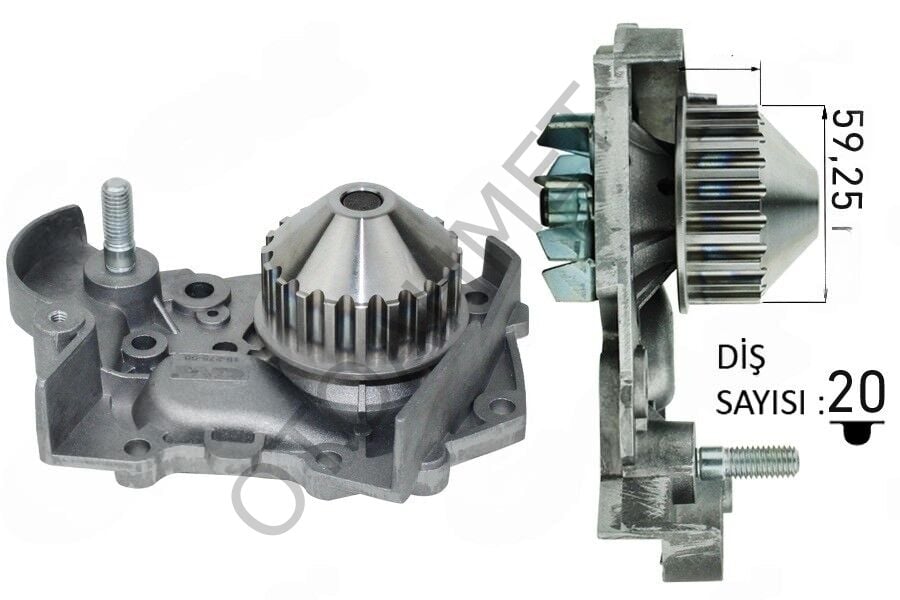 Devirdaim Su Pompası Clio Solenza Renault 9