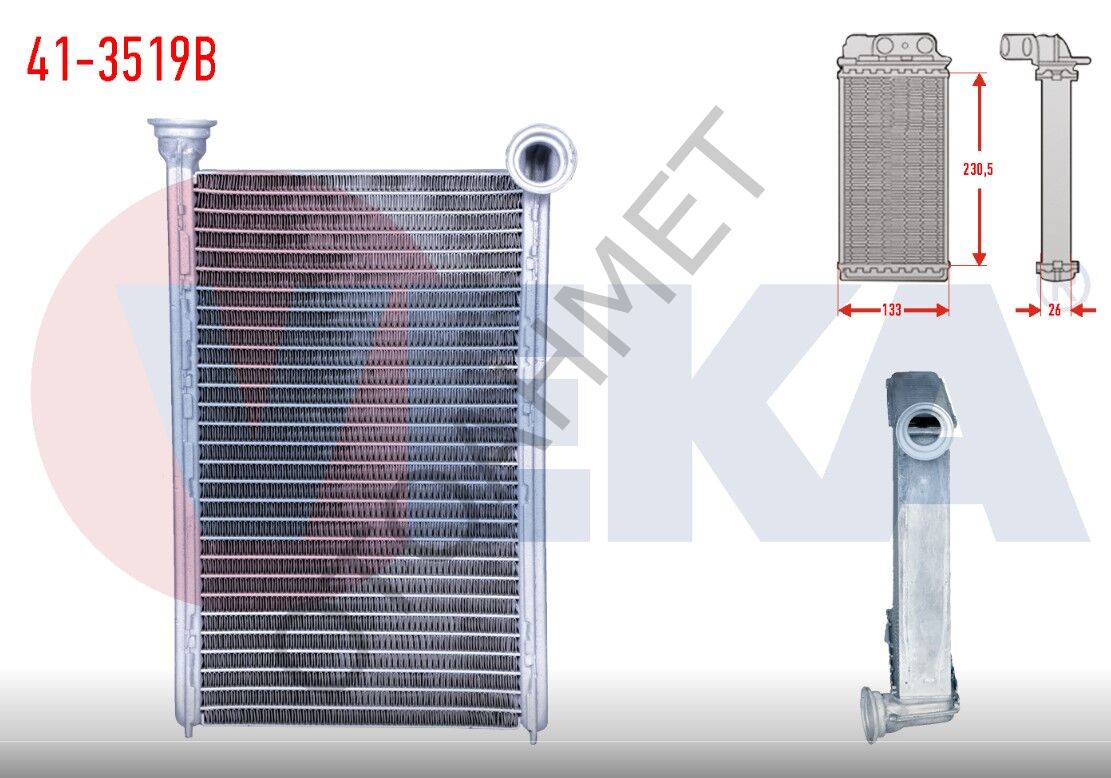 Kalorifer Radyatörü Renault Megane 2 Scenic 2