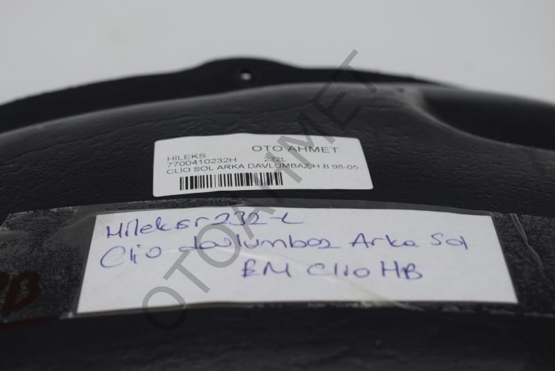 Arka Çamurluk Davlumbazı Clio Hatchback Sol