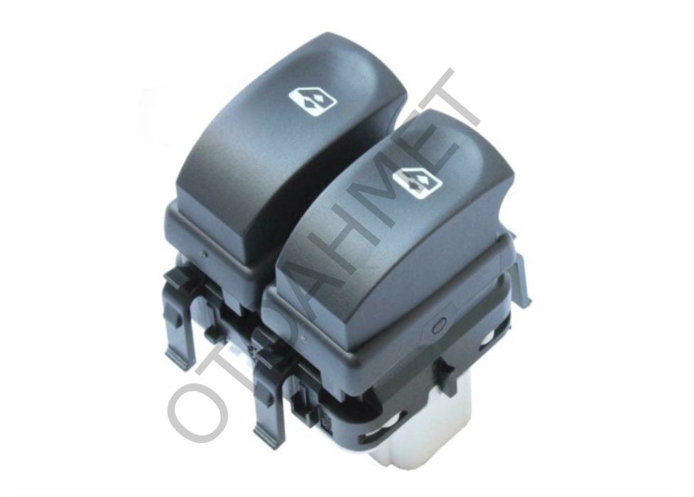 Cam Kumanda Düğmesi Clio 3 Sol Ön Beyaz Soket