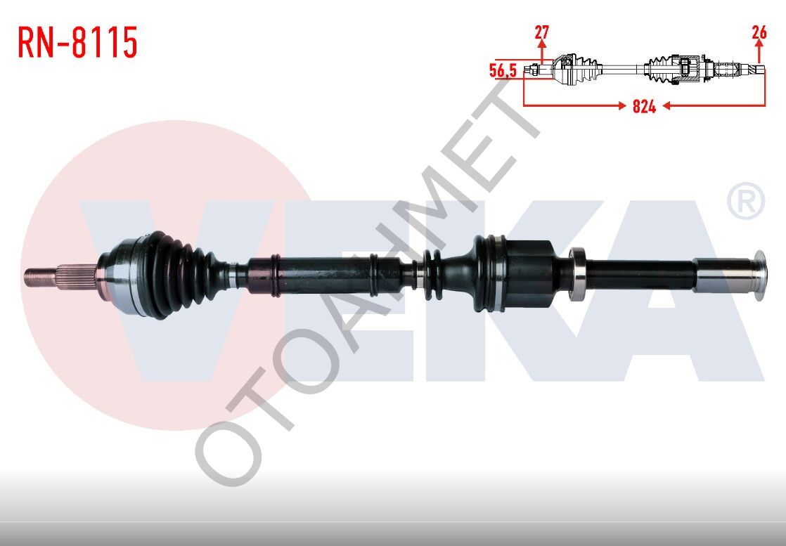ÖN AKS SAĞ LGN-II OTOMATİK 4 VİTES 2.0 F4R