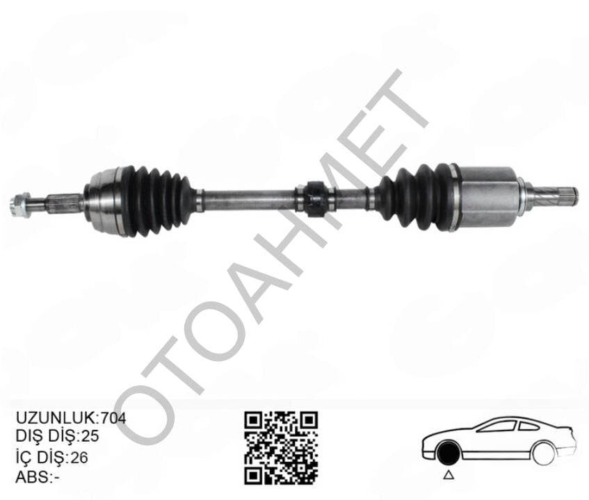 Renault Fluence Sol Ön Aks 8200725503