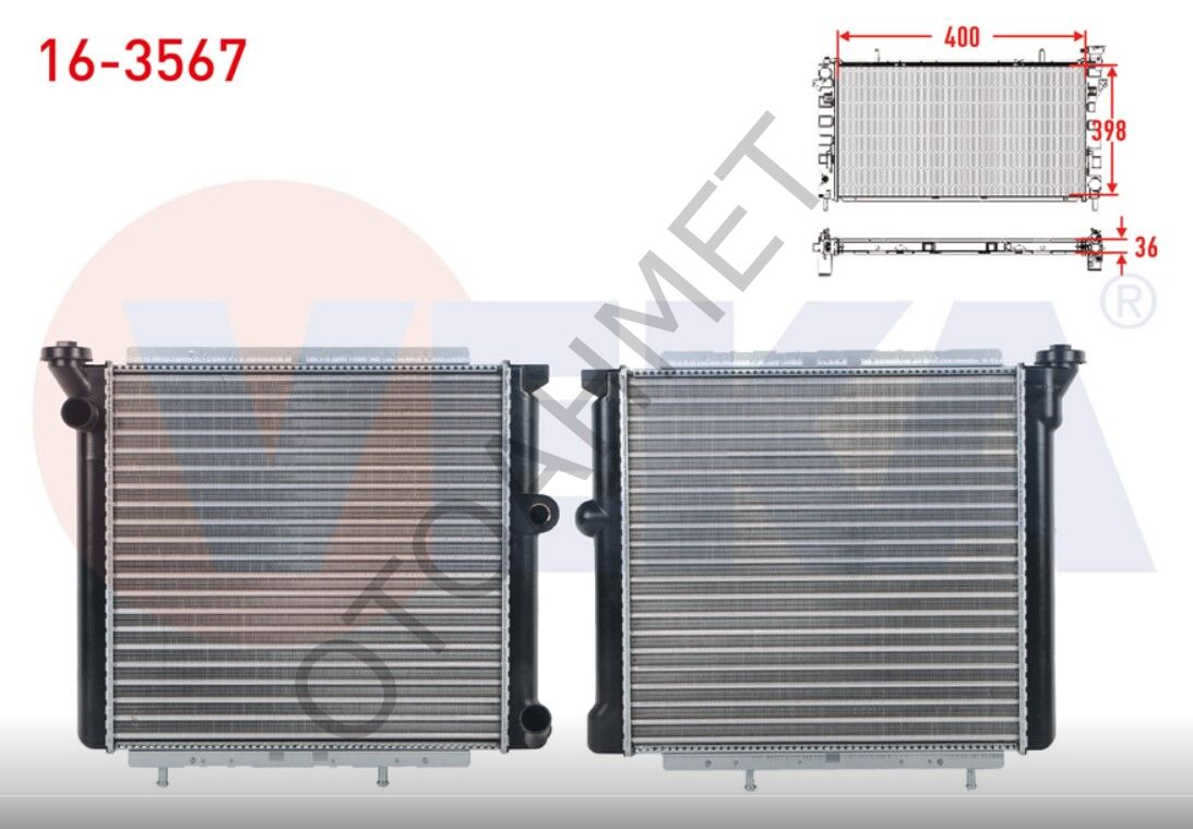 Su Radyatörü Renault 9-11 3 Sıra
