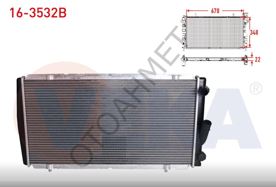Su Radyatörü Renault 21-7702247464