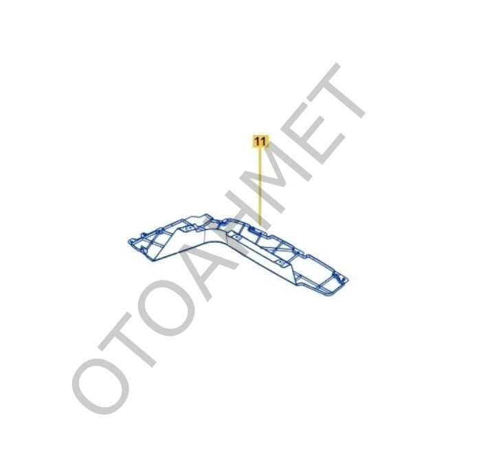 Megane 4 Arka Tampon Alt Muhafaza Sağ 748A04666R