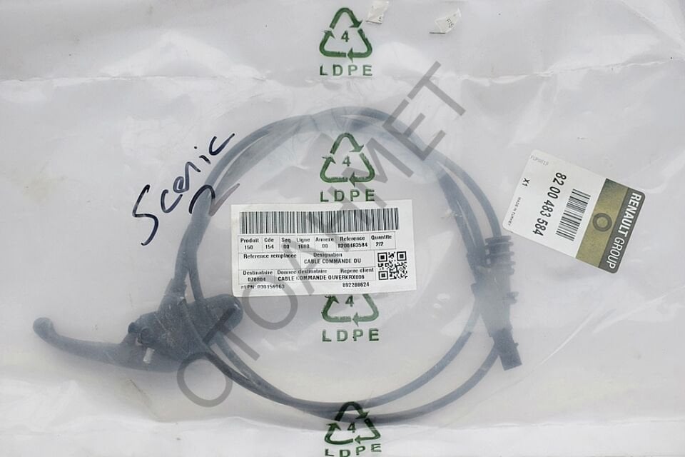 Renault Scenic 2 Kaput Açma Teli 8200483584