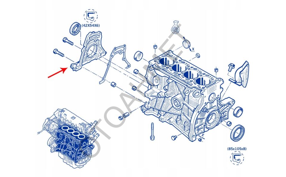 Motor Ön Kapak Laguna 2 Trafic 8200183179
