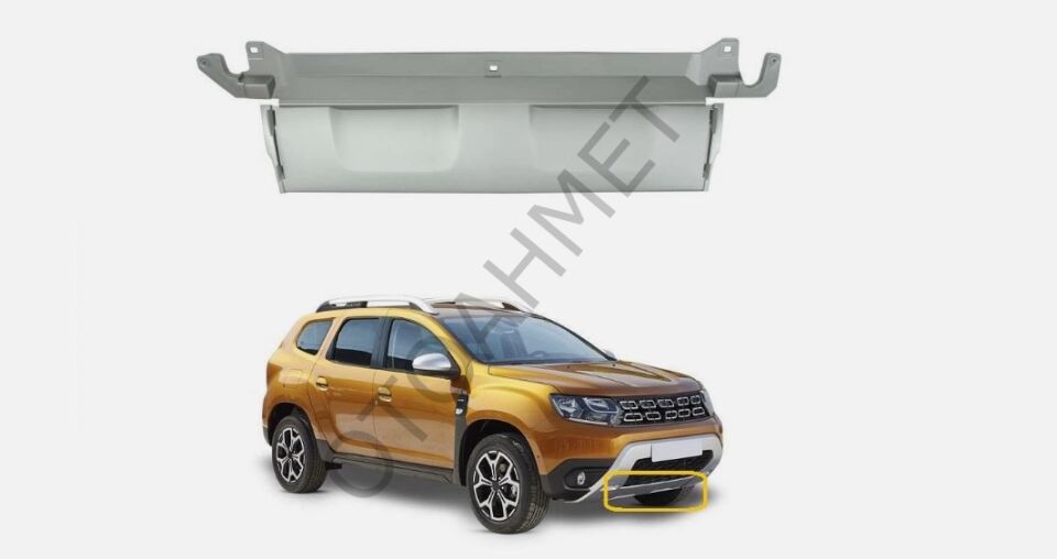 Dacia Duster Ön Tampon Gri Bakalit Tampon Alt