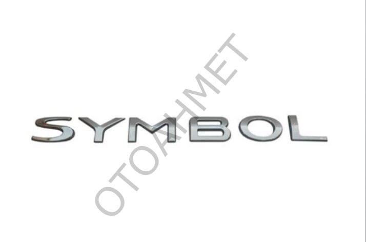 Bagaj Symbol Yazısı Renault Symbol