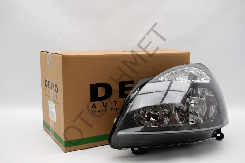 Clio Sol Ön Far Komple İçi Siyah