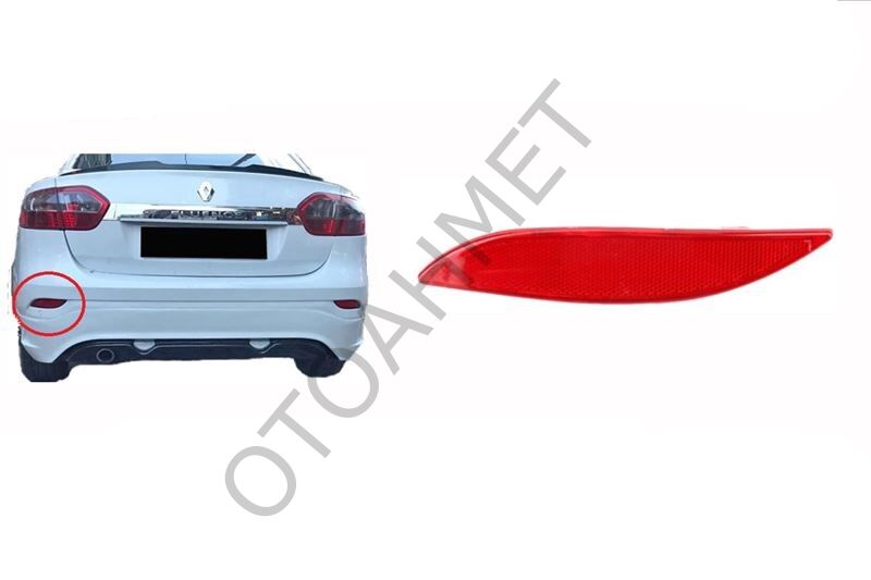 Arka Reflektör Sol Renault Fluence