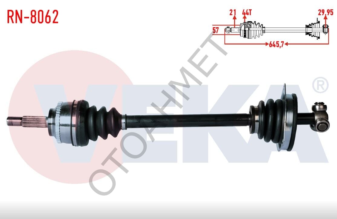 Renault Megane Ön Sol Aks Komple Abs Li