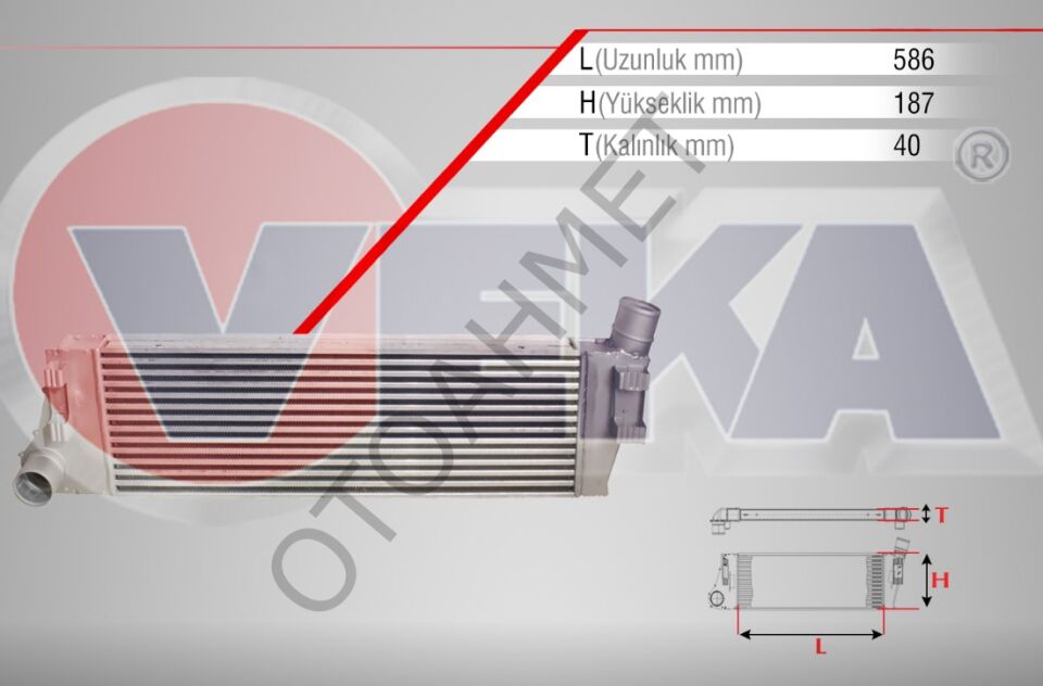 Turbo Radyatörü İntercooler Megane 2