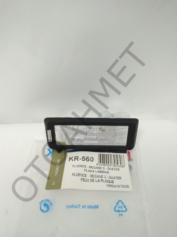 Plaka Lambası Fluence Megane 3 Captur