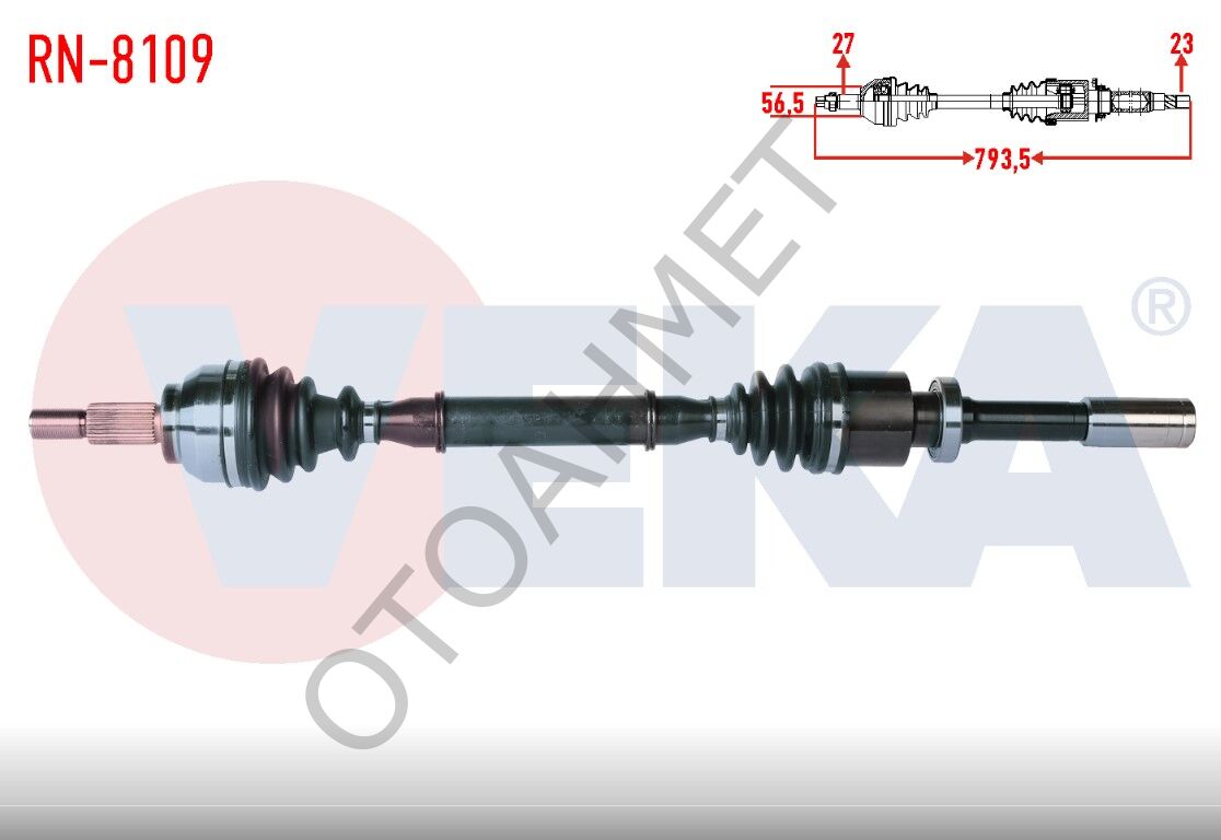 Renault Laguna 2 Sağ Aks 8200232883