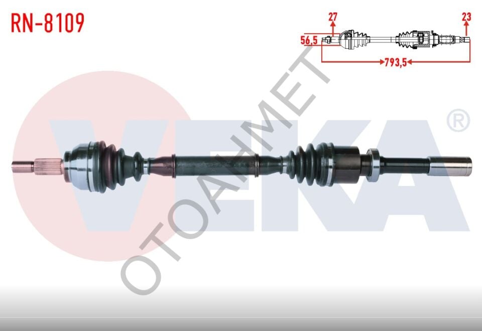 Renault Laguna 2 Sağ Aks 8200232883