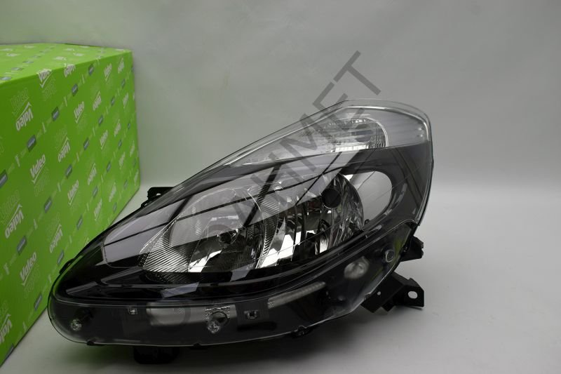 Renault Clio 3 Ön Far Komple Makyajlı Kasa İçi Siyah