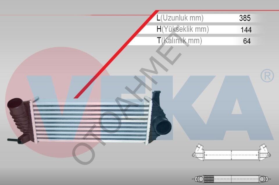 Turbo Radyatörü Renault Kangoo-Mercedes Citan