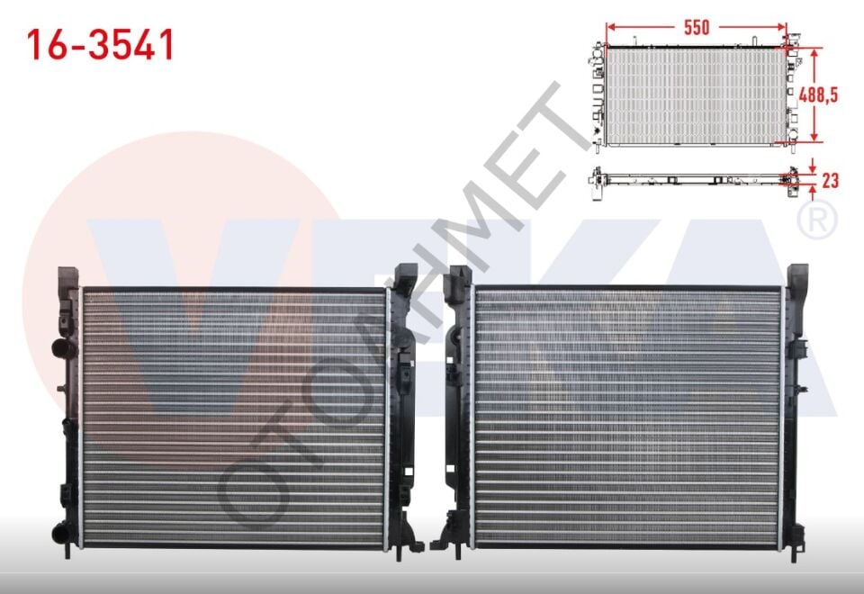 Motor Su Radyatörü Renault Kangoo 3