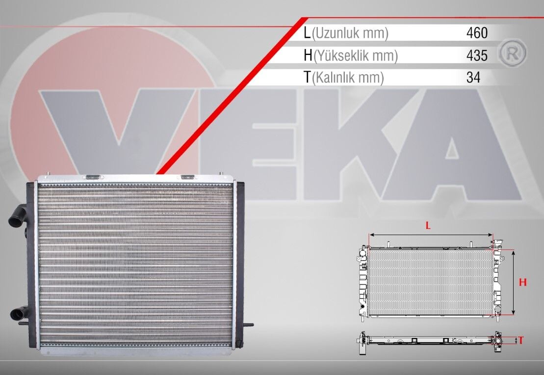 Su Radyatörü Renault Express