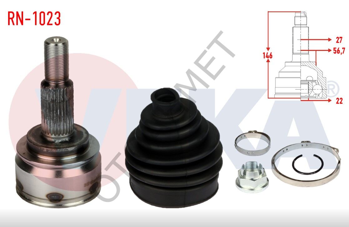 Renault Kangoo 3 Aks Kafası