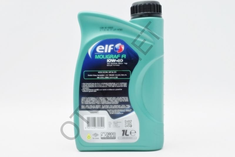 Motor Yağı Elf 10w40 1litre Moligraf